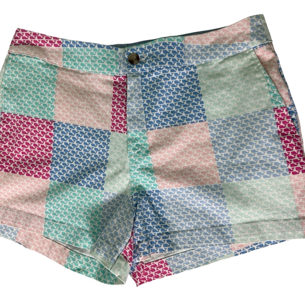 Vineyard Vines Multicolor Patchwork Women's Shorts 8